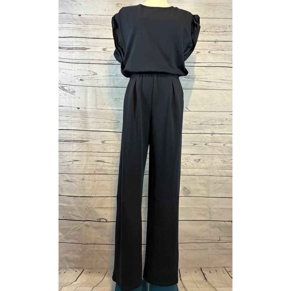 Sundays by Wear Sundays Small Navy Blue Romper with Front Pockets - Picture 2 of 8